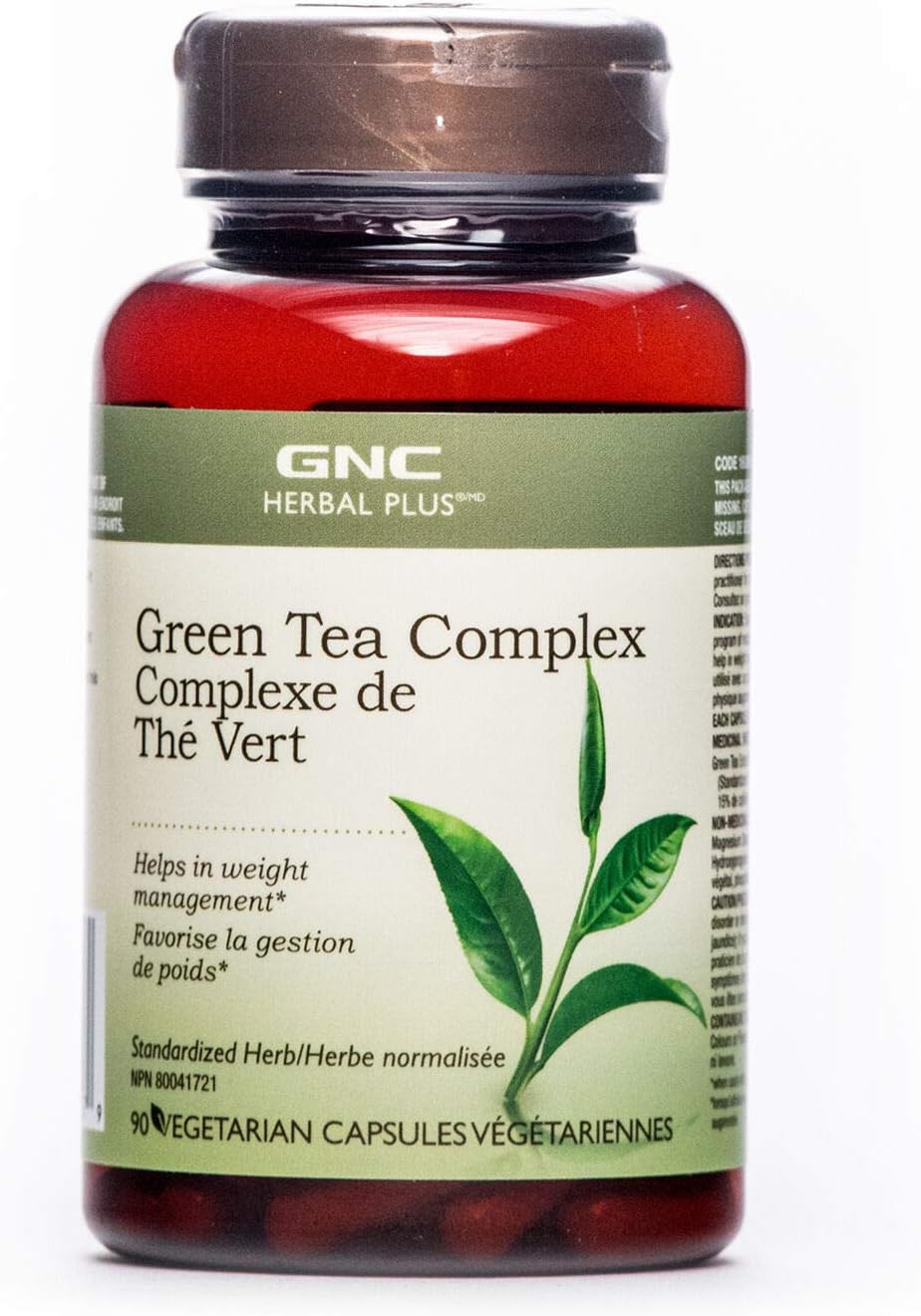 GNC Herbal Plus® Green Tea Complex, 90 Capsules, Weight Management