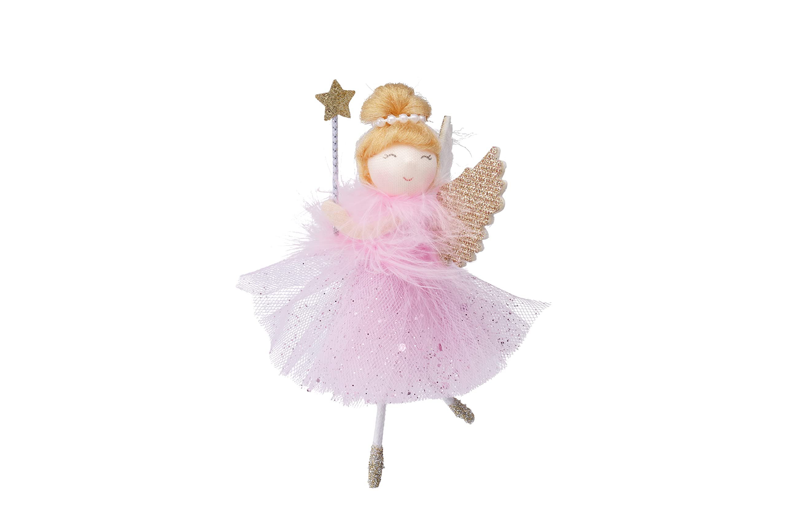 CGB Giftware | Sugarplum Pink Angel Hanging Decoration | Holiday and Bedroom Home Accessory | Gift For Children & Home | Joy To The World Range | GB06714
