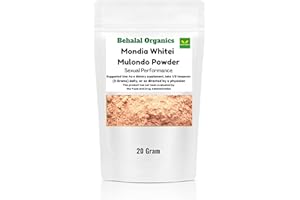 BEHALAL ORGANICS Mondia whitei (Mulondo, Entengo, Mukombero, Gondolosi) white Ginger Powder 20 gram