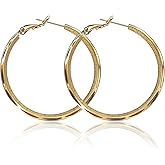 Atzeste Shiny Gold Earrings for Women,14K Gold Plated Butterfly Earrings for Women,14K Real Gold Plated Dainty & Trendy Butterfly Stud Earrings for Fashion Jewelry Gifts