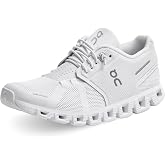 On Women's Cloud 5 Sneakers, All White, 8.5 Medium US