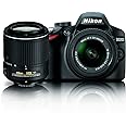 Nikon D3200 24.2 MP CMOS Digital SLR Camera with 18-55mm and 55-200mm VR DX NIKKOR Dual Zoom Lens Bundle (Certified Refurbished)
