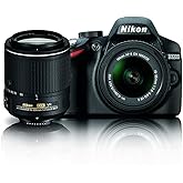 Nikon D3200 24.2 MP CMOS Digital SLR Camera with 18-55mm and 55-200mm VR DX NIKKOR Dual Zoom Lens Bundle (Certified Refurbish