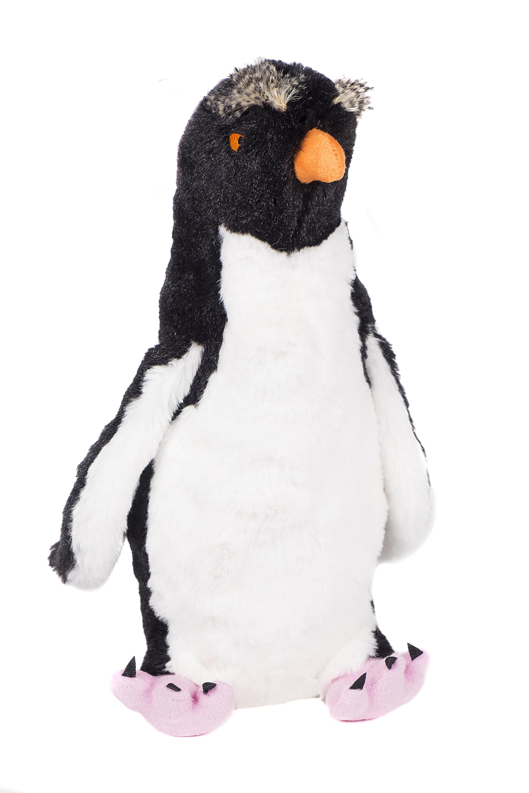 Animal Instincts Snow Mates Reggie Rock Hopper, Squeaky Soft Plush Chew Companion Dog Toy - Small