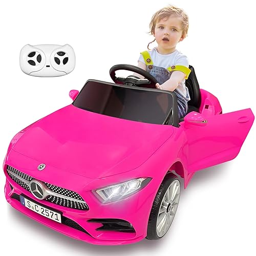 YKUNIR 12v Battery Kids Ride on Electric Vehicles Cars Power Wheel