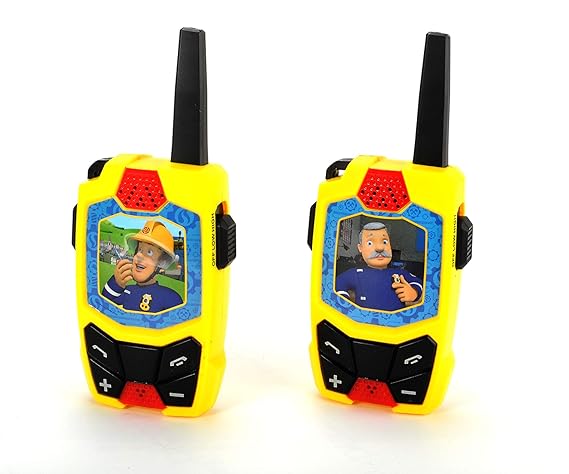 Dickie Toys 203092001 Feuerwehrmann Sam Walkie Talkie Funkgerät, bunt