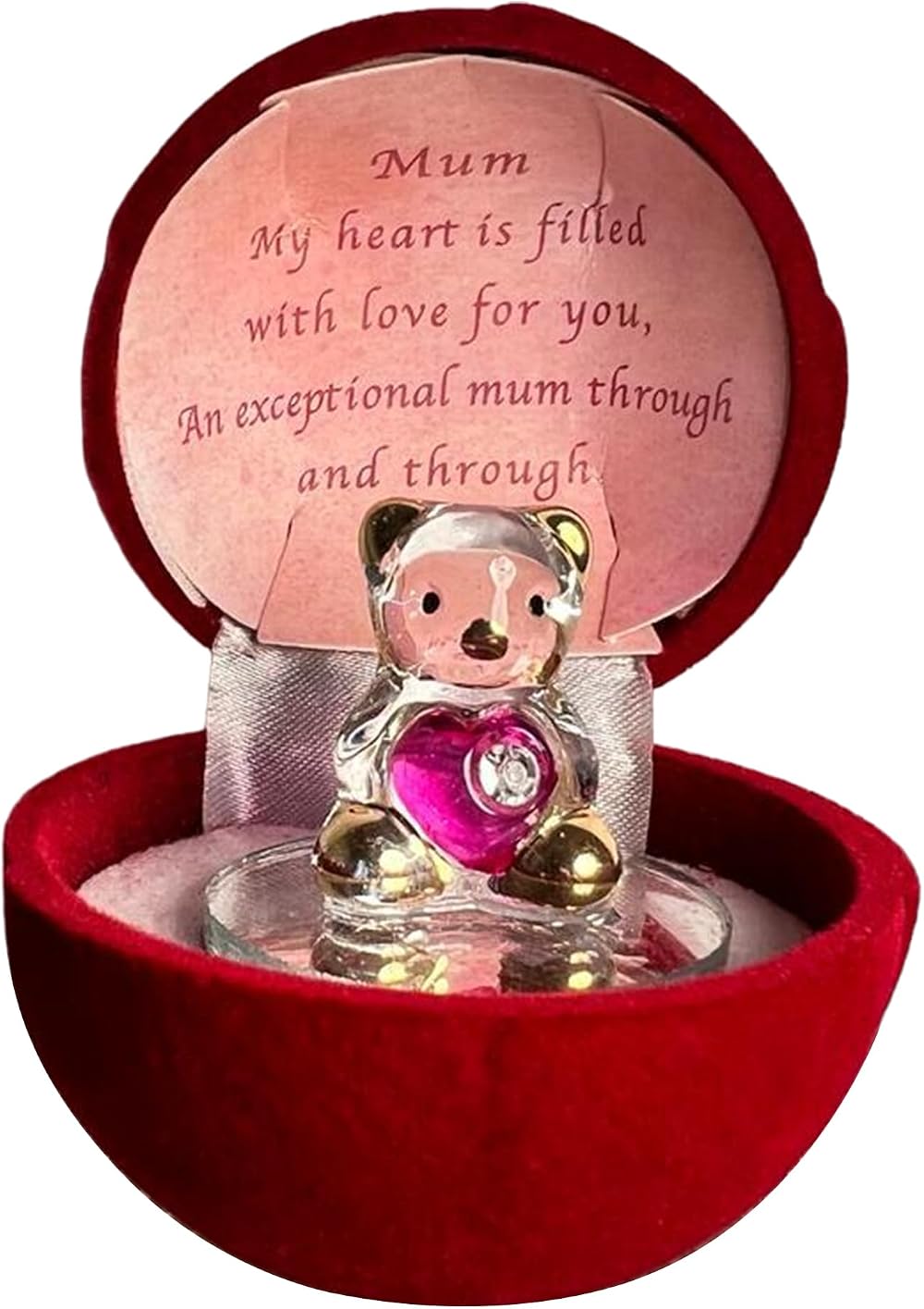 Thorness Glass Bear in Gift Box for Mum Gift Thorness Brand