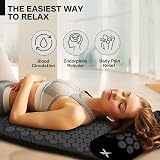 Xn8 Sports Acupressure Mat & Pillow Black Spiked Back Pain Relief Wellness Set view 5