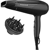 Remington Damage Protection Hair Dryer with Ceramic Ionic Tourmaline Technology, Black, Diffuser and Concentrator, 3 Piece Se