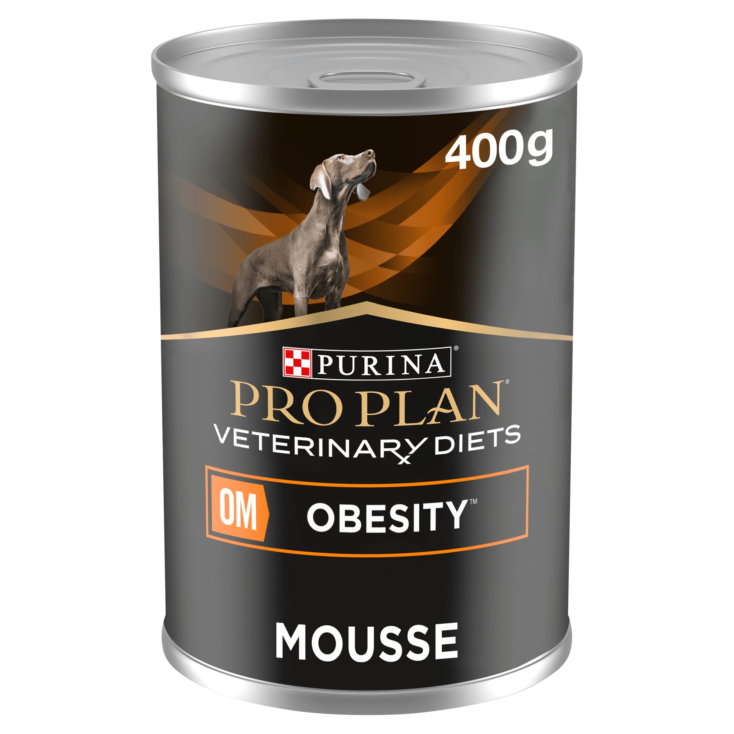 PRO PLAN VETERINARY DIETS OM Obesity Mousse Wet Dog Food 400g (Pack of 12)