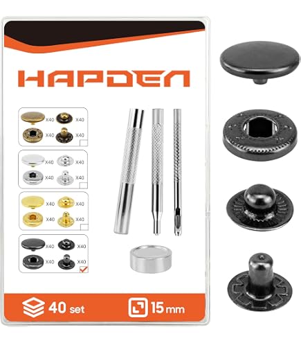 Prym Snap Press Fasteners Jersey, Anorak, Camping Poppers Press Studs