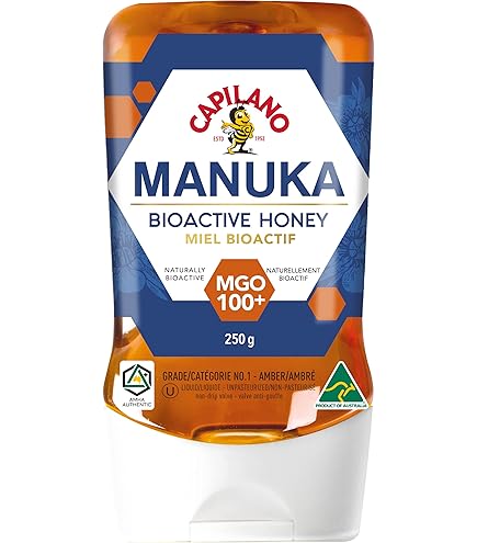 Capilano Active Manuka Honey, 100% Pure Australian Premium Manuka