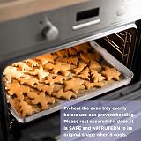 Herogo Stainless Steel Baking Tray Set of 2 40x30x2.5 cm, Dishwasher Safe view 5