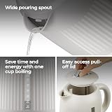 Kenwood Dawn Electric Kettle 3KW 1.7L 360° Swivel Base Oatmeal Cream view 4