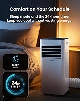 Pro Breeze 7000 BTU Portable Air Conditioner with Remote Dual Window Kits view 7