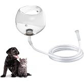 WhaleSing Dog Inhaler Mask Oxygen Mask for Cats and Dogs, Oxygen Mask for Pets (Cats &amp; Small Dogs)