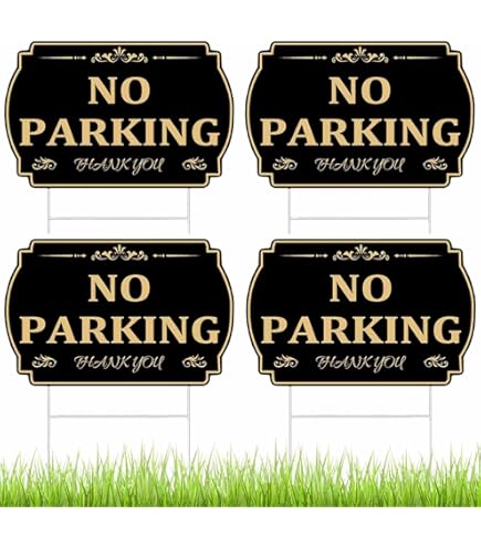 Amazon.com : Novelty Parking Signs, Decorative Parking Signs for