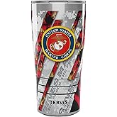 Tervis Traveler Marines Logo Digi Camo Triple Walled Insulated Tumbler Travel Cup Keeps Drinks Cold & Hot, 20oz, Stainless Steel