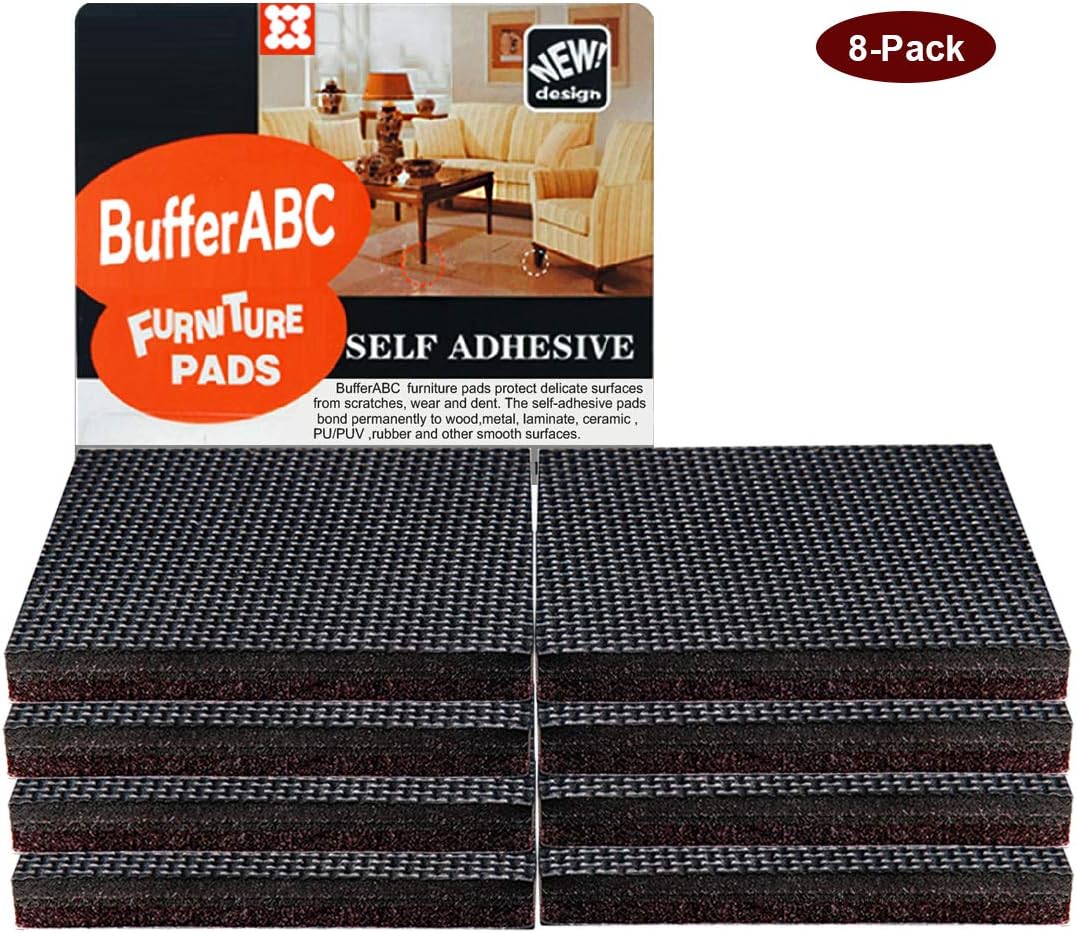 Non Slip Furniture Grippers 8pcs 3 Anti Skid Furniture Pads