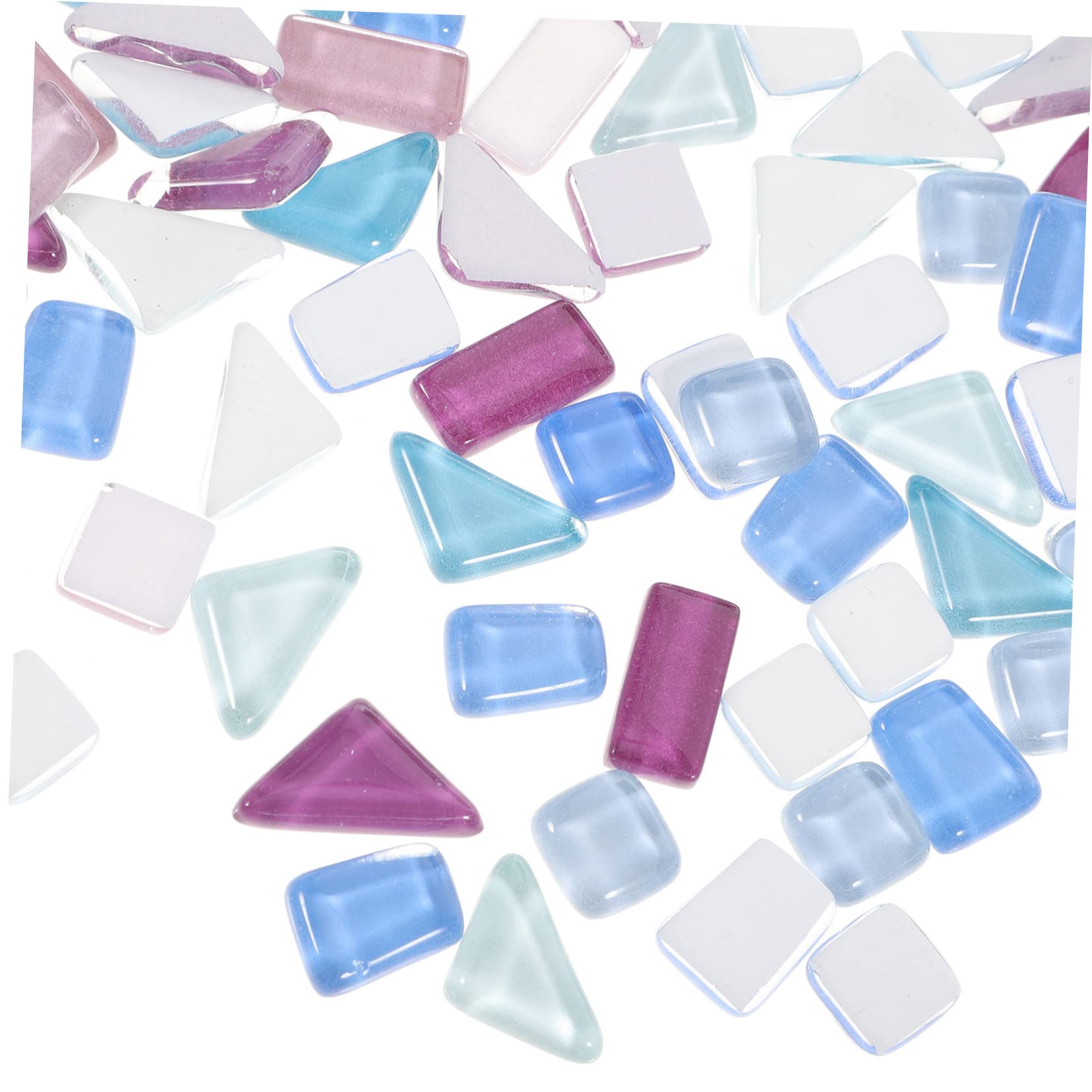 ifundom 1 Set Sheet Fragments Kids Craft Supplies Craft for Kids Stained Glass Sheets Colorful Tiles Glass Piece Tiles for s Kit Child Manual