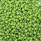 Tibaoffy Crafts Dark Green Beads 6x9mm,Pony Beads Total About 1000pcs