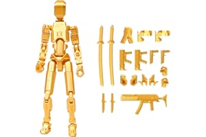 FoxVilla Assembly Completed T13 Action Figure, Titan 13 3D Printed Action Figure, 3D Printed Titan13, Assembled Dummy 13 Lucky 13 Toy Figure