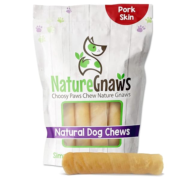 NATURE GNAWS PORK SKIN CHEWS FOR DOGS –...