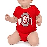 Little King NCAA Short Sleeve Romper-Big Logo 100% Cotton-Sizes 0-3M 6M 12M 18M