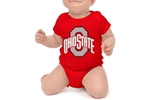 Little King NCAA Short Sleeve Romper-Big Logo 100% Cotton-Sizes 0-3M 6M 12M 18M