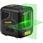 Fanttik D2 Pocket Green Laser Level for Picture Hanging and Home DIY | 100 ft Self-Leveling Cross Line, Type-C Rechargeable, Rotatable 360 Degree, Pulse Mode, Magnetic Bracket, Carrying Pouch