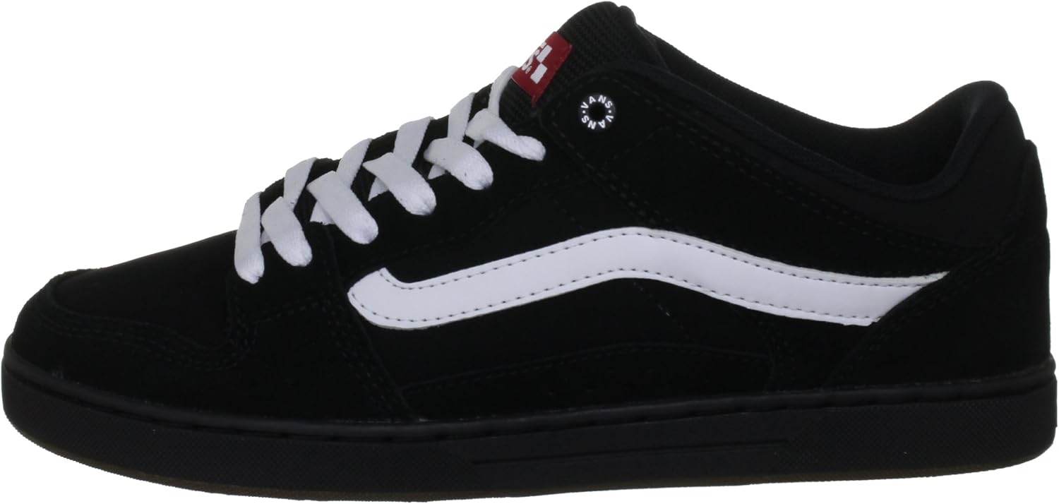 vans baxter black white gum