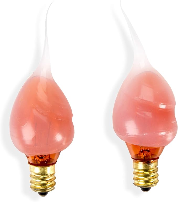Darice Primitive Silicone Light Bulbs for Candle Lamps