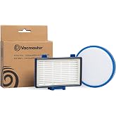 Vacmaster 952860 HEPA Exhaust &amp; Pre-Filter Kit For Canister Vac CC0501 | Includes 1 HEPA Media Exhaust Filter and 1 Washable Pre-Filter For Vacmaster Ultra-Silent Bagless Canister Vacuum CC0501