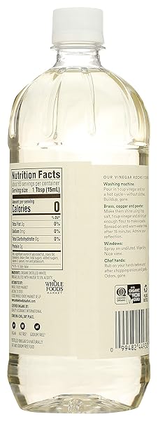 365 BY WHOLE FOODS MARKET, ORGANIC WHITE DISTILLED VINEGAR, 32 FL OZ