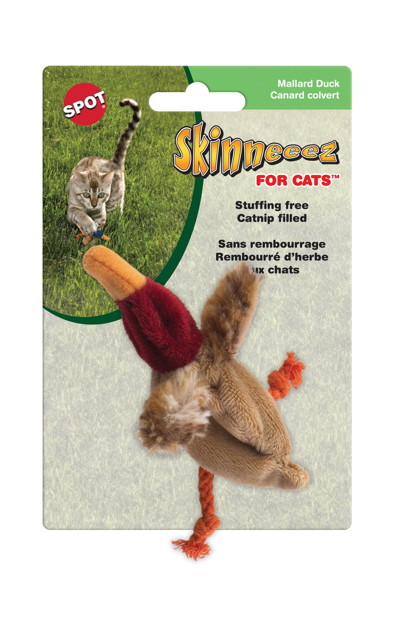SPOT Skinneeez for Cats Barnyard Creatures with Nip