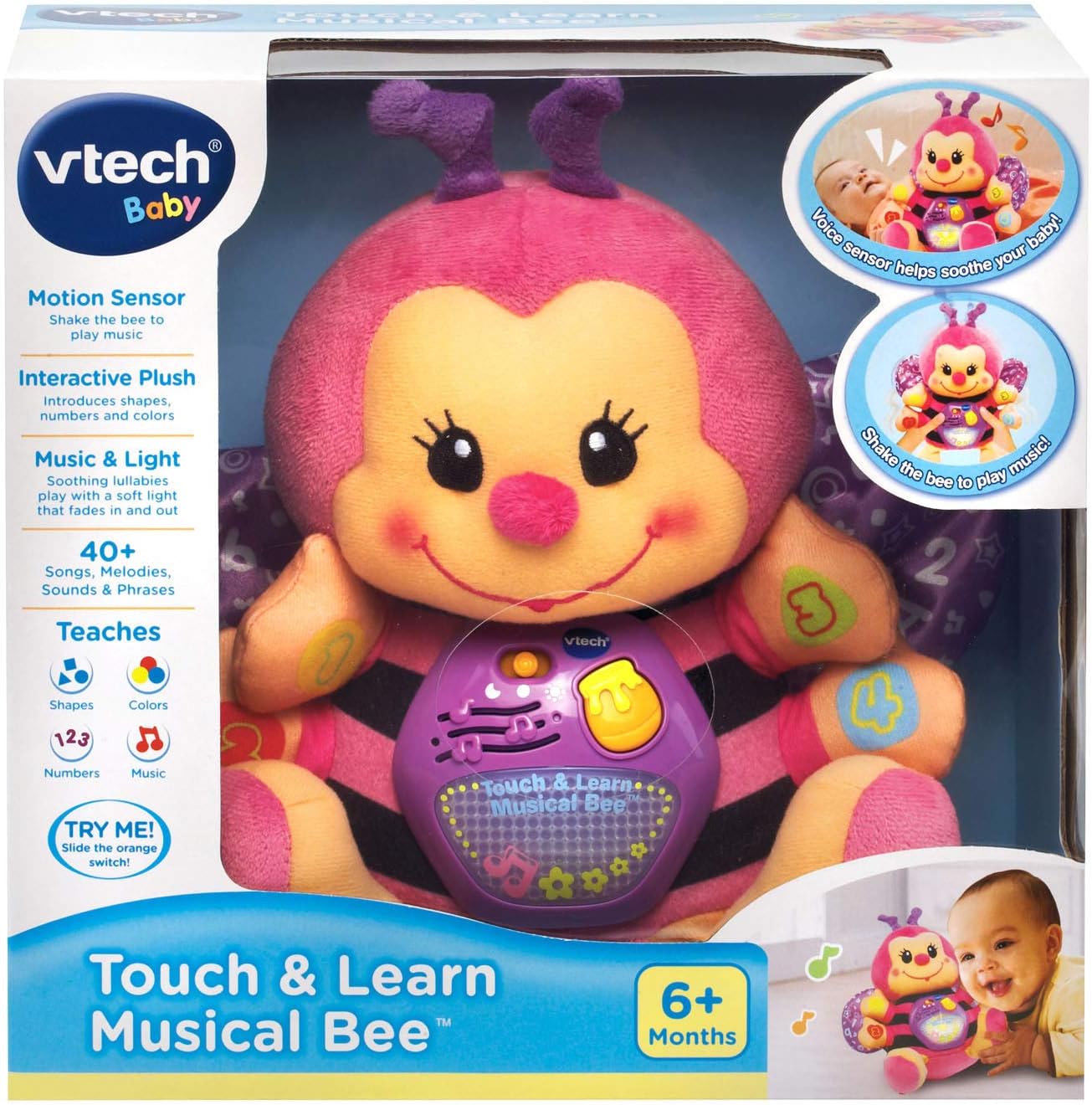 vtech musical bee pink