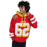 Marvel Spider-Man Deadpool Men's French Terry Drop Shoulder Pullover Hoodie Adult Sizes (X-Small - 2XL)