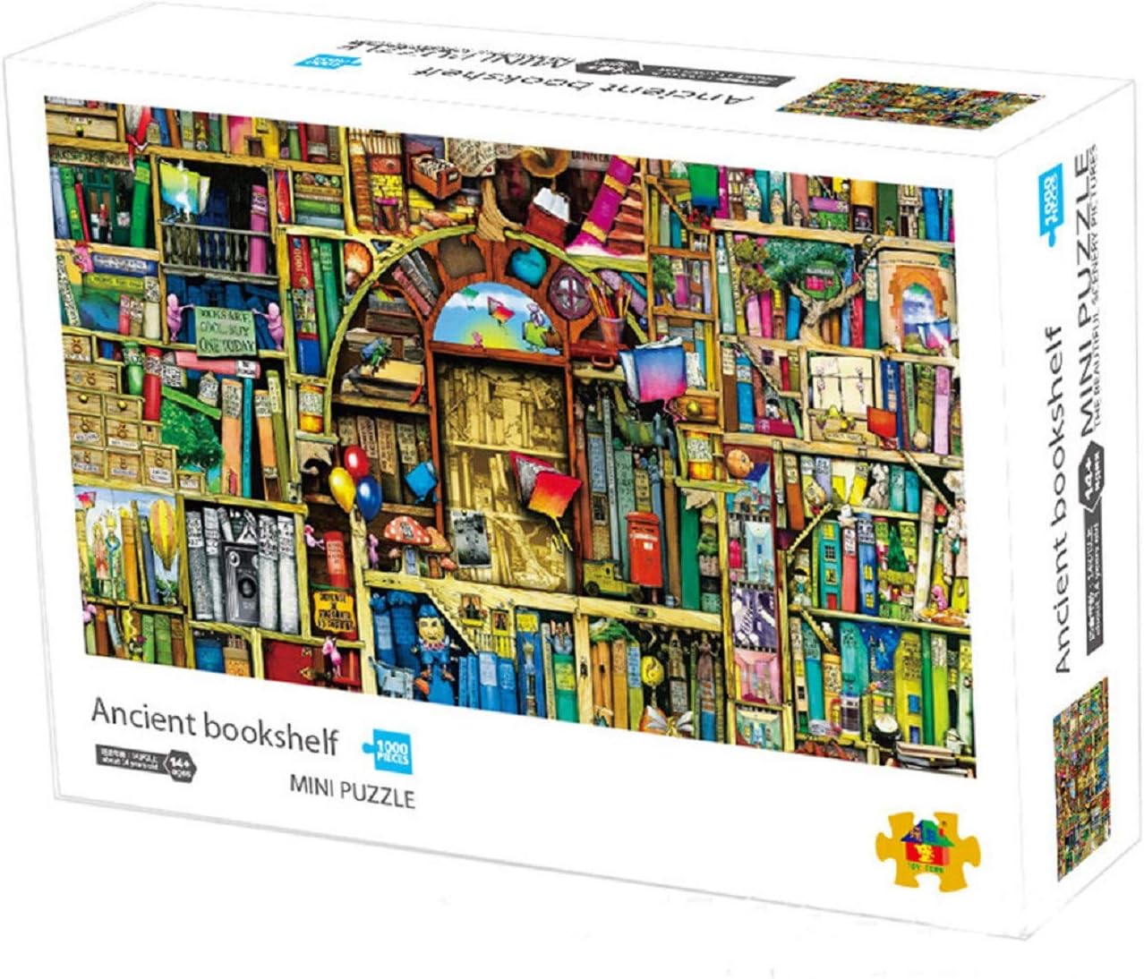 Tsmile 1000 Pieces Puzzles Jigsaw Puzzles Floor Puzzle Intellectual Game Learning Education Decompression Toys for Adults Kids