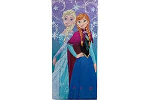 Jay Franco Frozen 2 Snowflake Sister Bath/Pool/Beach Towel, Multi 28” x 58”