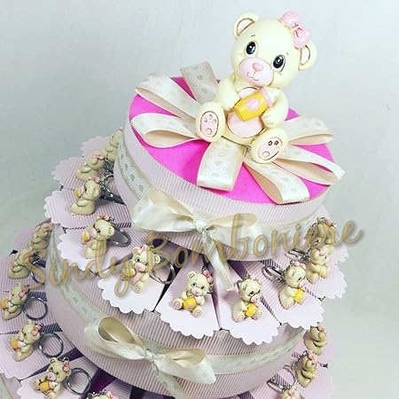 Gateau Bonbonniere Naissance Bapteme 1 Anniversaire Ours Porte