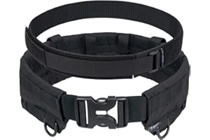 IDOGEAR Tactical Belt MOLLE Military Belt Modular Rigger's Belt Adjustable Combat Belt with Inner Belt and Outer Belt Set