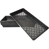 BeGrit 1020 Mesh Bottom Trays Soil Blocking Trays Seedling Starter 1020 Mesh Trays for Microgreen Plant Seed Tray 10'' x 20'' 12-Pack
