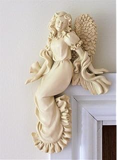 Door Frame Angel Wall Sculpture Ornament Garden Home Art Decor