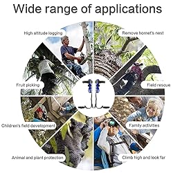DJEMPPS Tree Climbing Spikes Set, Adjustable Tree