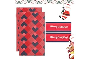 2pcs Gift Card Booklet Handmade, Christmas Gift Cards Book Waterfall, with 4 Slots DIY Gifts for Family and Friends