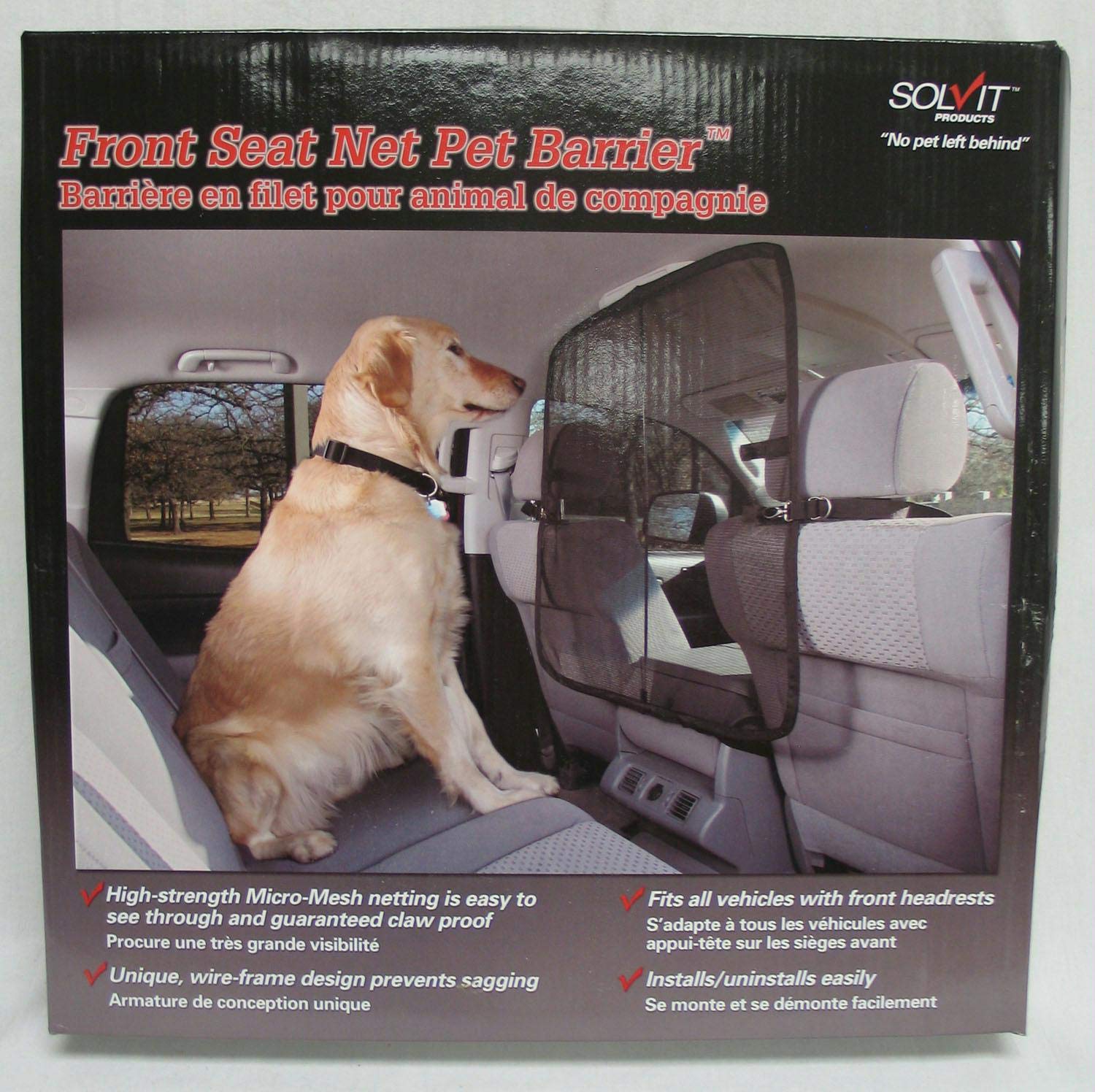 PetSafe Solvit Dog Barrier, Front Seat Barrier, For Cars, Trucks and SUVs