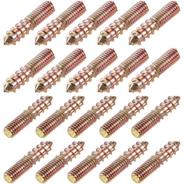 15 Hanger Bolts 832 X 3/4” Furniture Knob Wood Screw Adapter Small Lag Bolts Small Knob