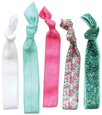Amazon Com Dye Tie Boho Babe Hair Tie Set 5 Ct Beauty
