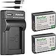 Kastar Battery (X2) & Slim USB Charger for Canon LP-E10, LC-E10 and EOS 1100D, 1200D, T3, T5, Kiss X50, X70 DSLR Cameras & LPE10 Grip