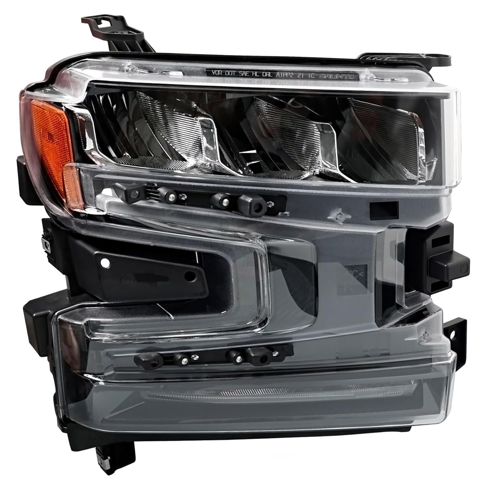 Photo 1 of Misakomo LED Headlight for Chevy Silverado 1500 LT WT 2019 2020 2021, Replace 84621851 GM2503497, Turn Signal Front Right Passenger Side, Head Light Assembly W/Bulbs